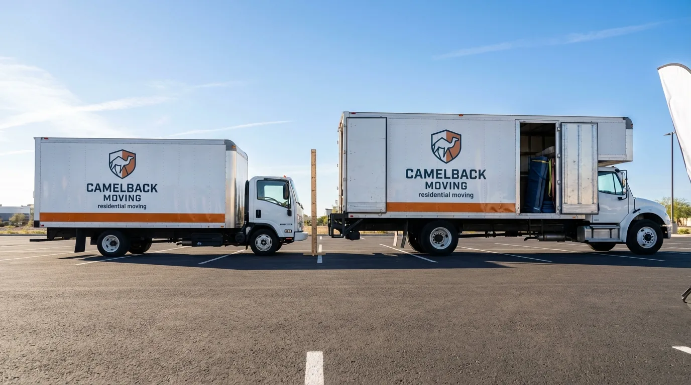 Moving truck size capacity guide in Ennis
